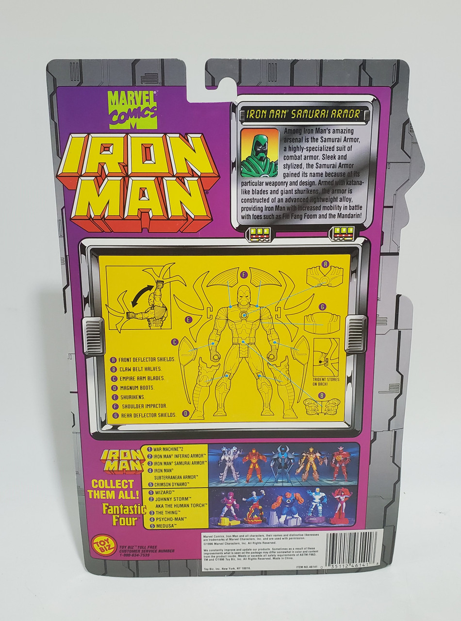 ToyBiz Iron Man TAS Iron Man Samurai Armor Action Figure