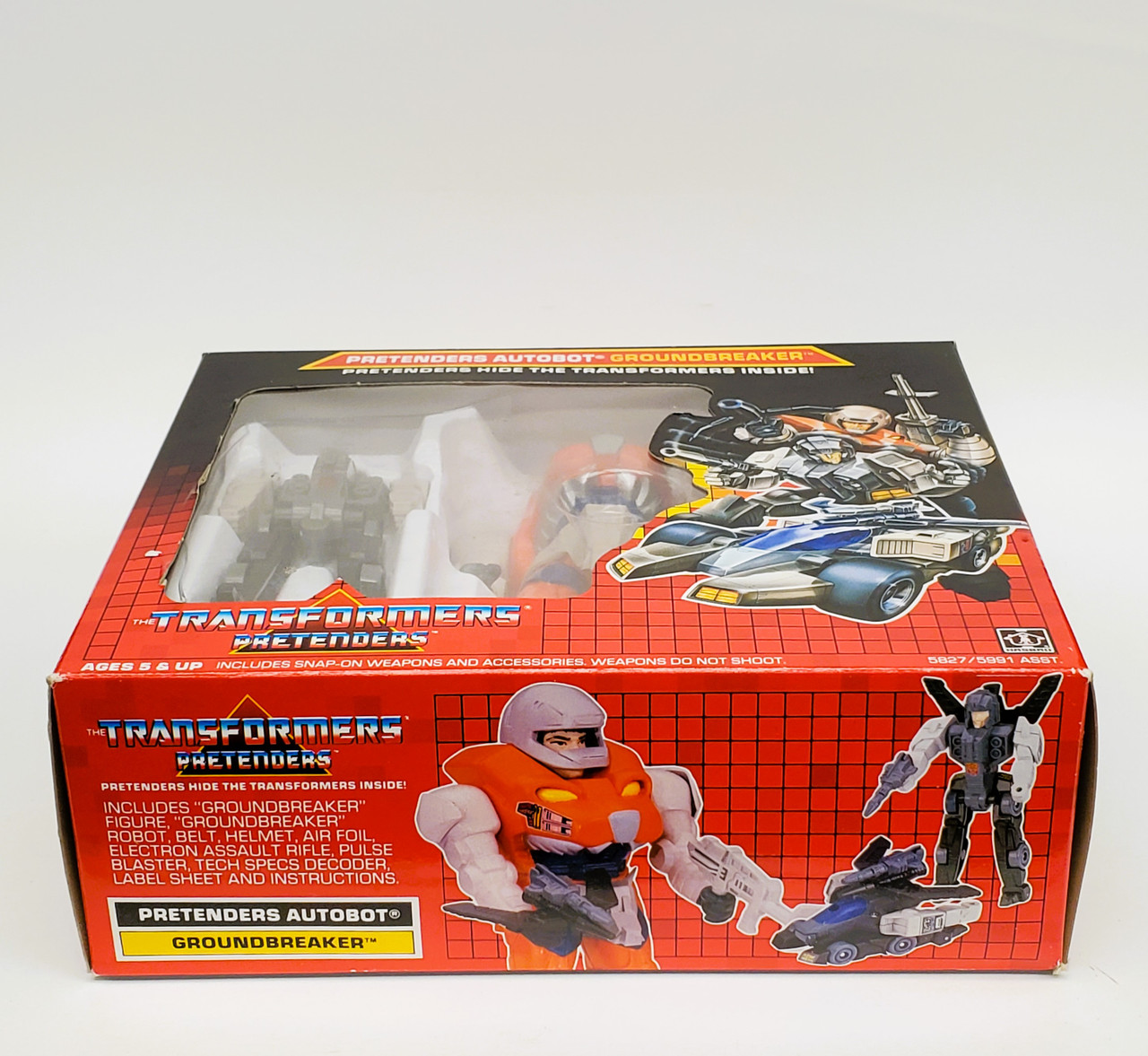 Hasbro transformers g1 pretender landmine (complete)