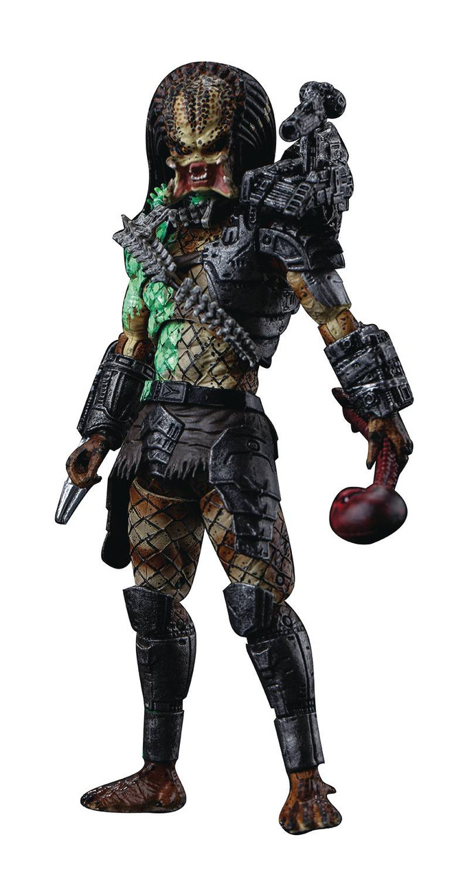 HIYA Predator Jungle Hunter Battle Damage 1/18 scale action figure