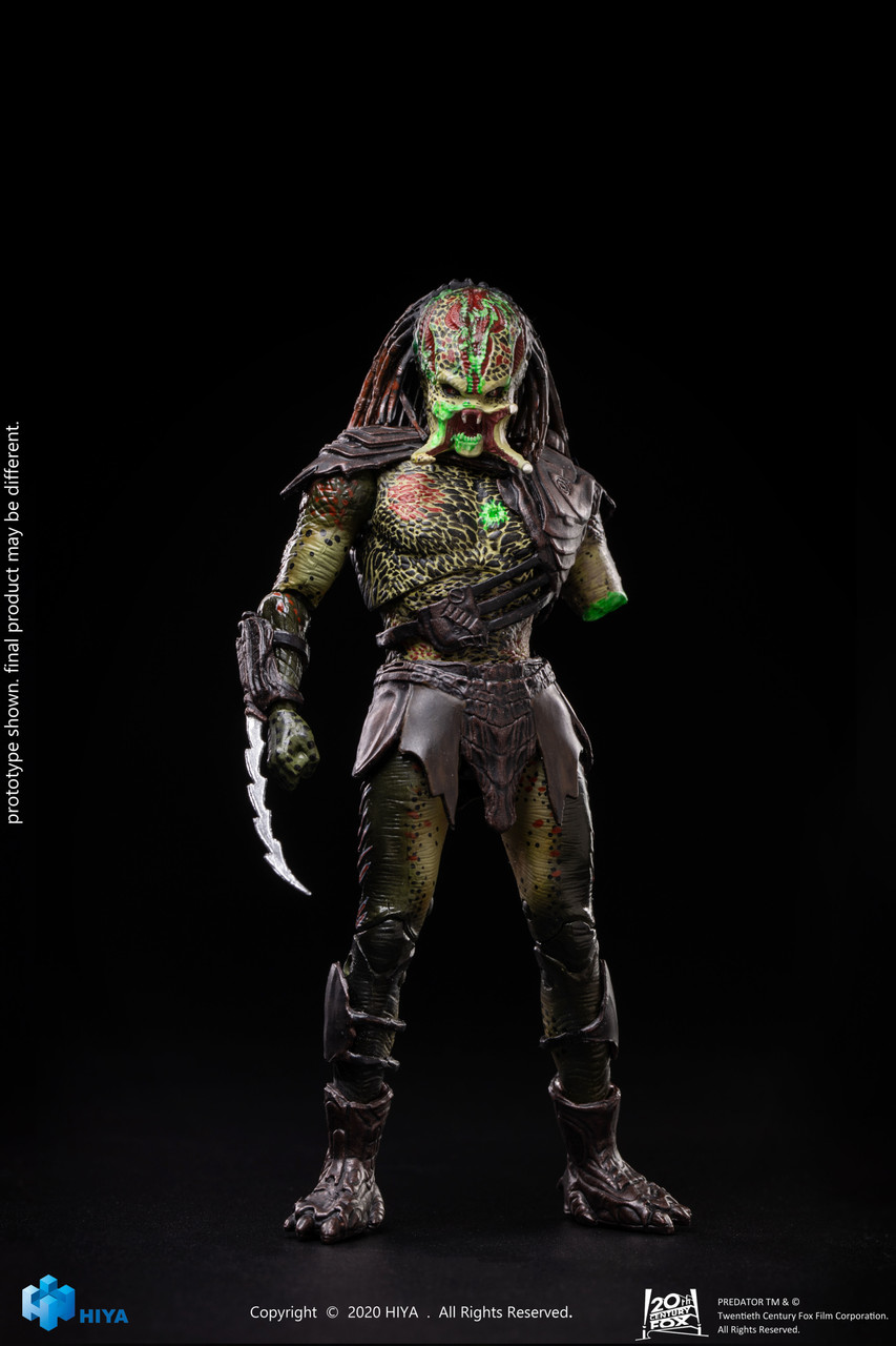 HIYA Predators Battle Damaged Berserker 1/18th scale Action Figure