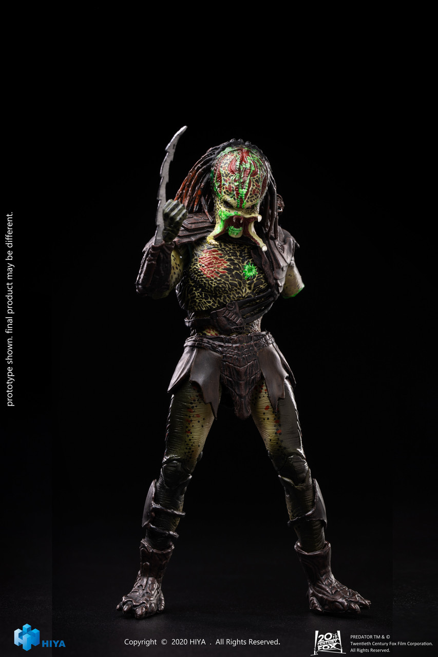 HIYA Predators Battle Damaged Berserker 1/18th scale Action Figure