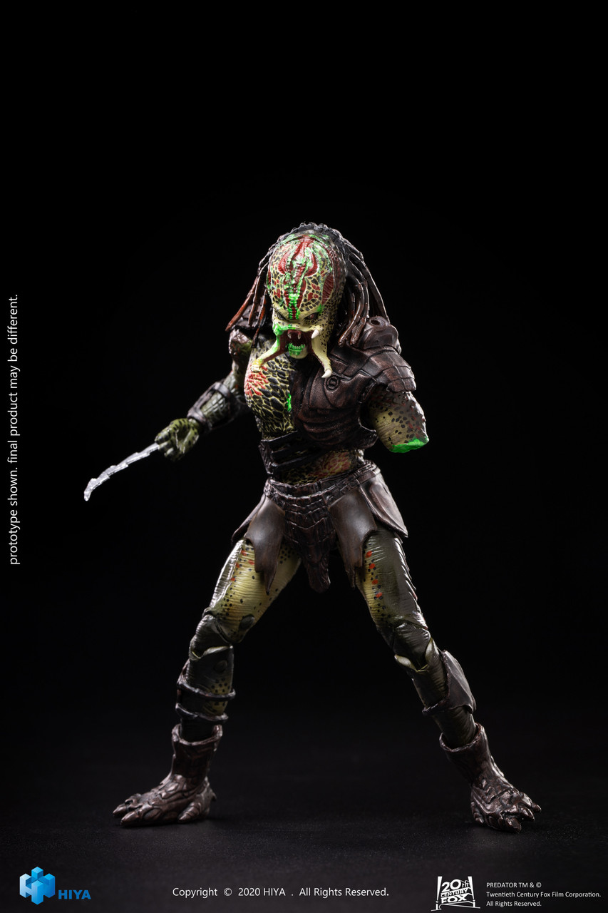 HIYA Predators Battle Damaged Berserker 1/18th scale Action Figure