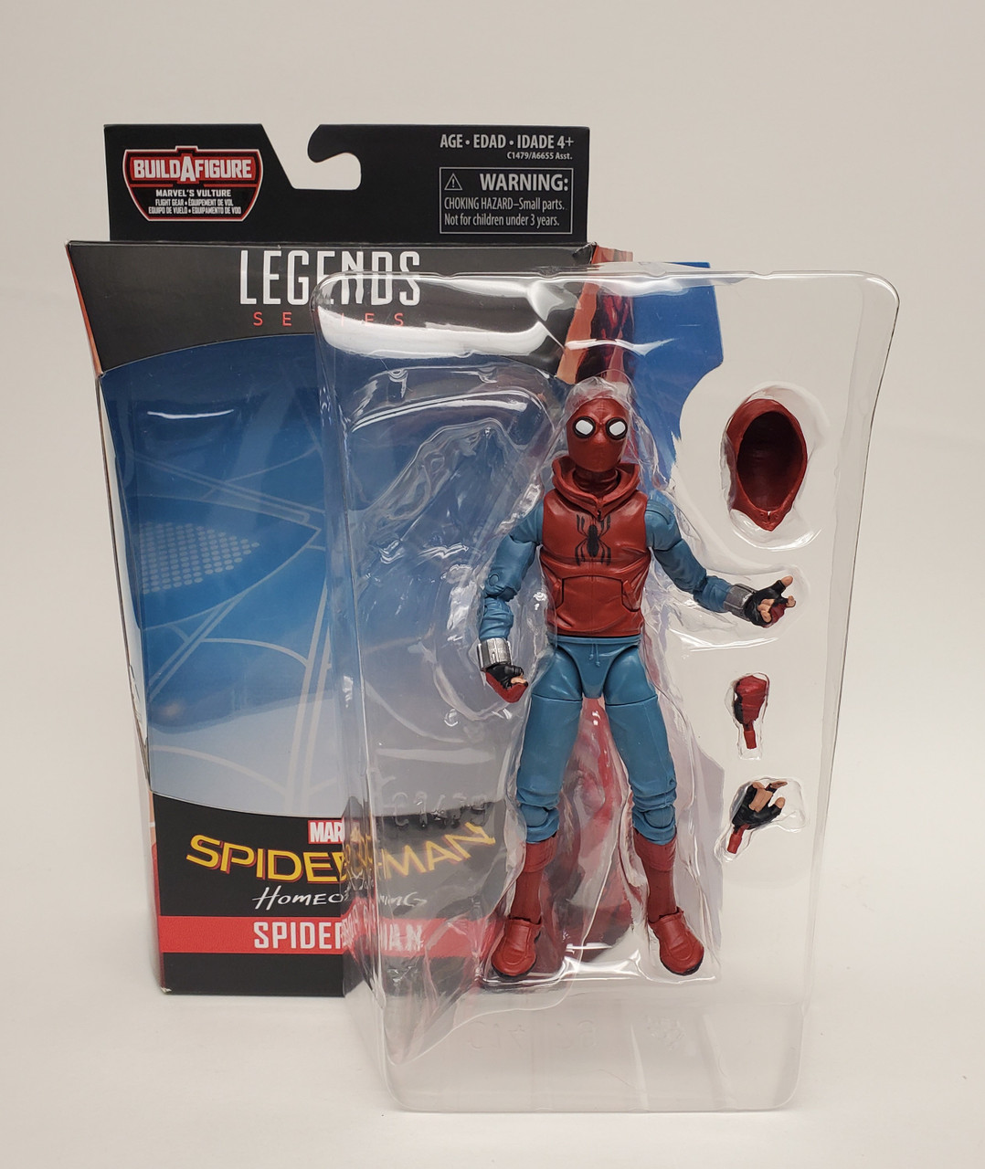 Marvel legends spider sales man homecoming