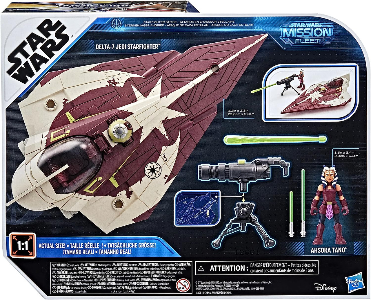 Star Wars Mission Fleet Delta-7 Jedi Starfighter