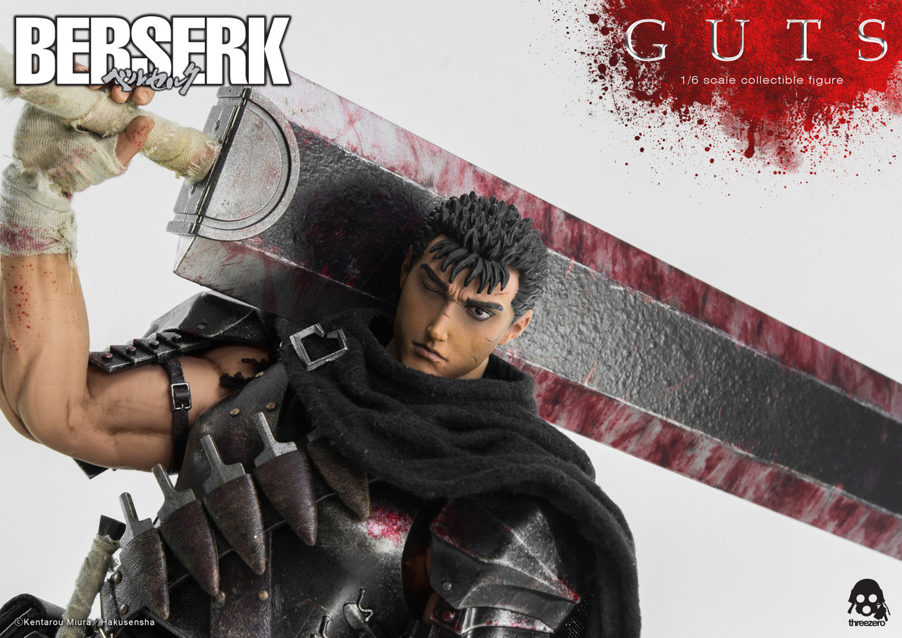 ThreeZero BERSERK Guts Black Swordsman 1/6th scale action figure