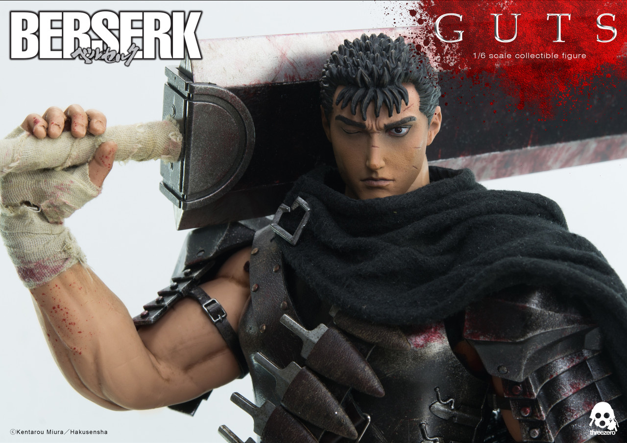 ThreeZero BERSERK Guts Black Swordsman 1/6th scale action figure