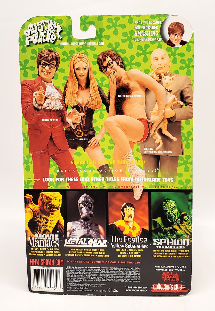 SF・ファンタジー・ホラー McFarlane Toys/AUSTIN POWERS SF・ファンタジー・ホラー McFarlane Toys/AUSTIN POWERS Amazon