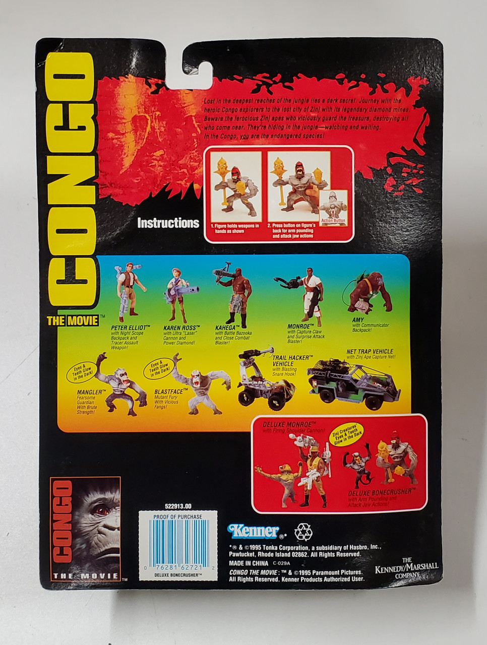 Kenner Congo Deluxe Bonecrusher Action Figure