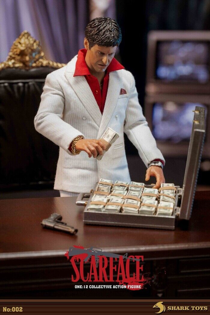 Shark Toys SCARFACE Furious Tony 1:12 scale deluxe action figure