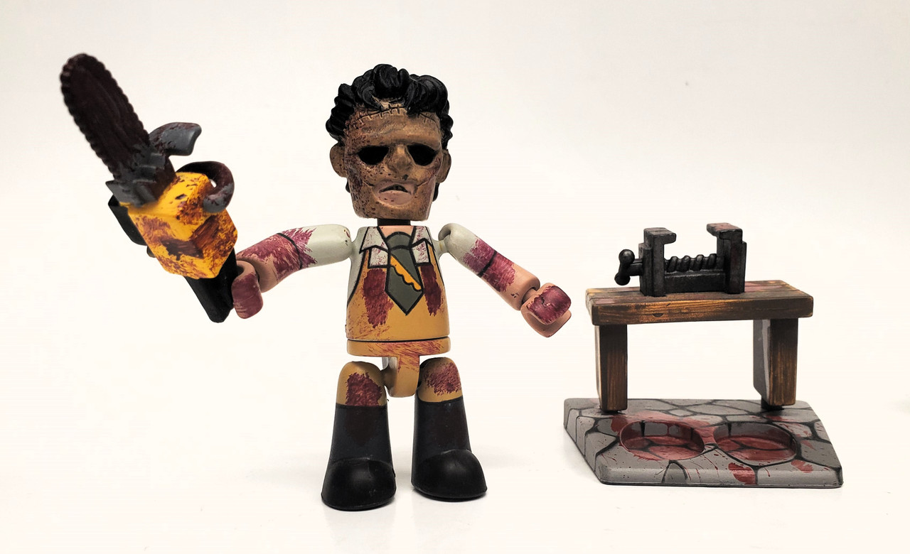 Mezco Mez-Itz Cinema of Fear Freddy, Jason and Leatherface set (no package)