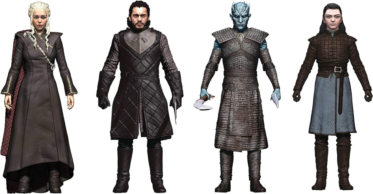 McFarlane Toys ゲーム・オブ・スローンズ ジョン・スノウ デイナリー ナイト・キング アーリア アクションフィギュアセット マクファーレントイズ ゲーム・オブ・スローンズ 6インチ
