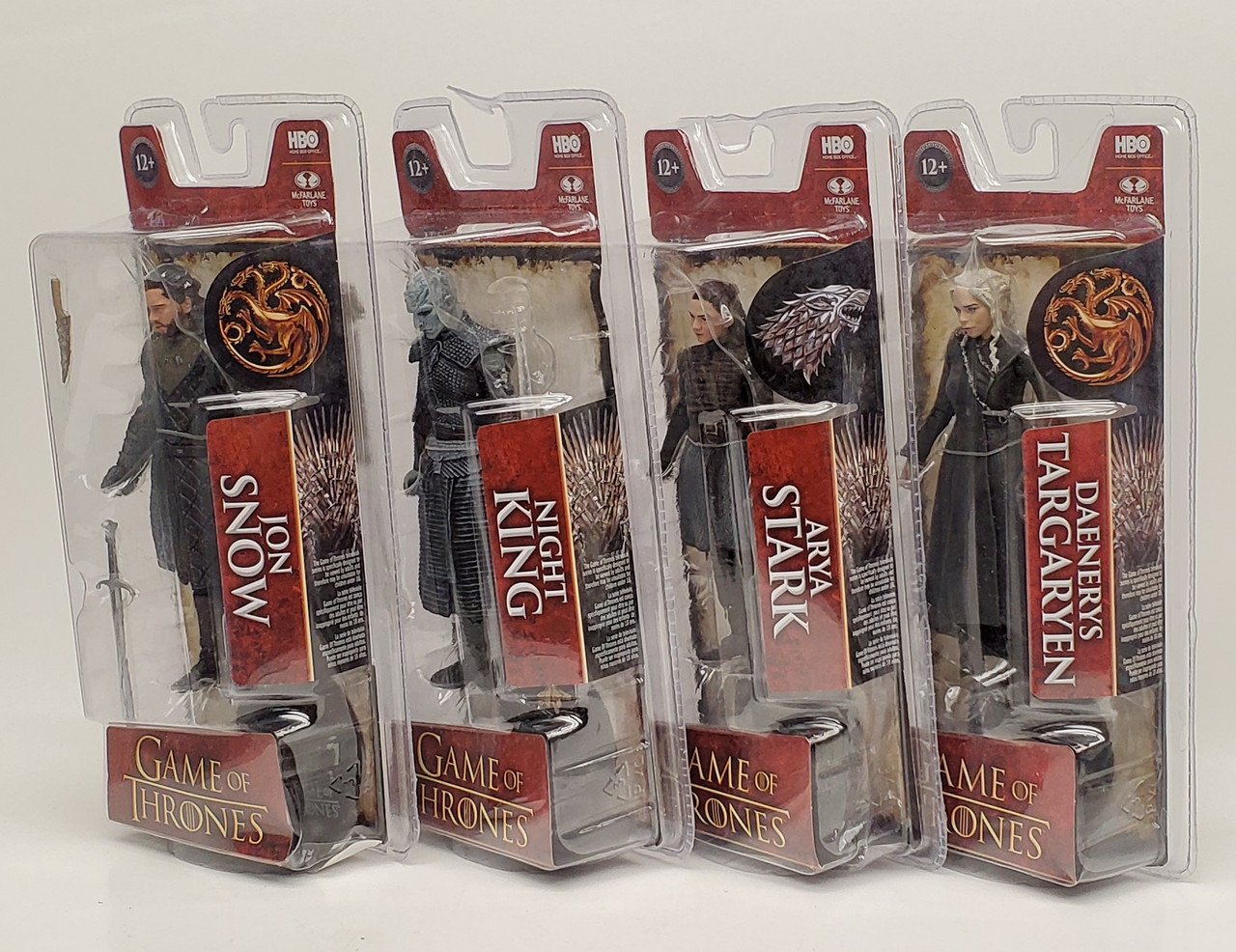 McFarlane Toys ゲーム・オブ・スローンズ ジョン・スノウ デイナリー ナイト・キング アーリア アクションフィギュアセット McFarlane Game of Thrones: Jon Snow, Daenerys, Night King