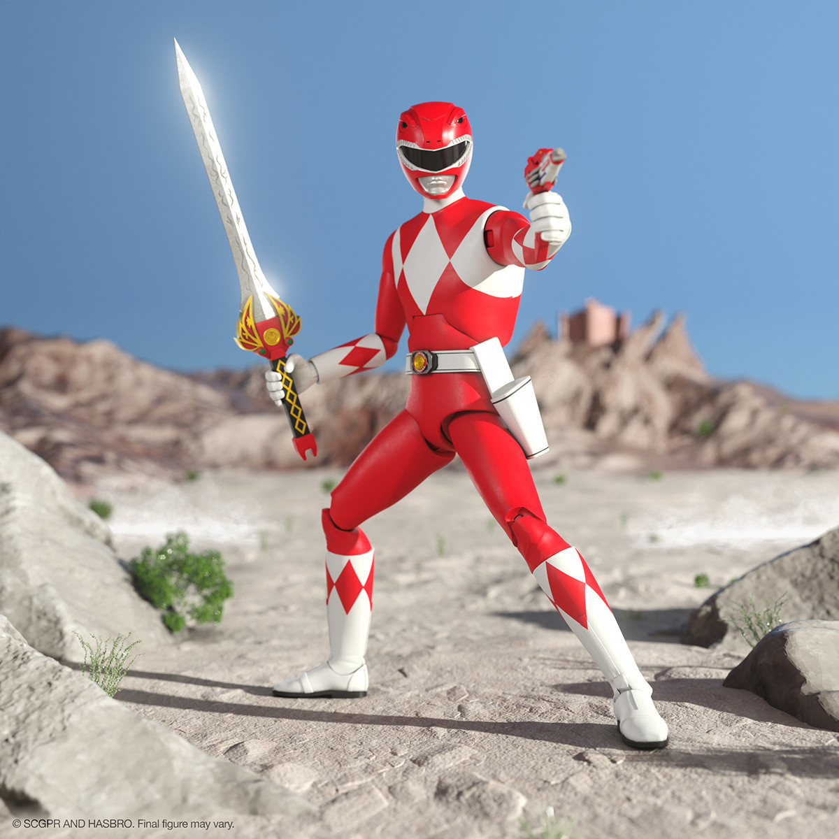 Super7 Ultimates MMPR Red Ranger Action Figure