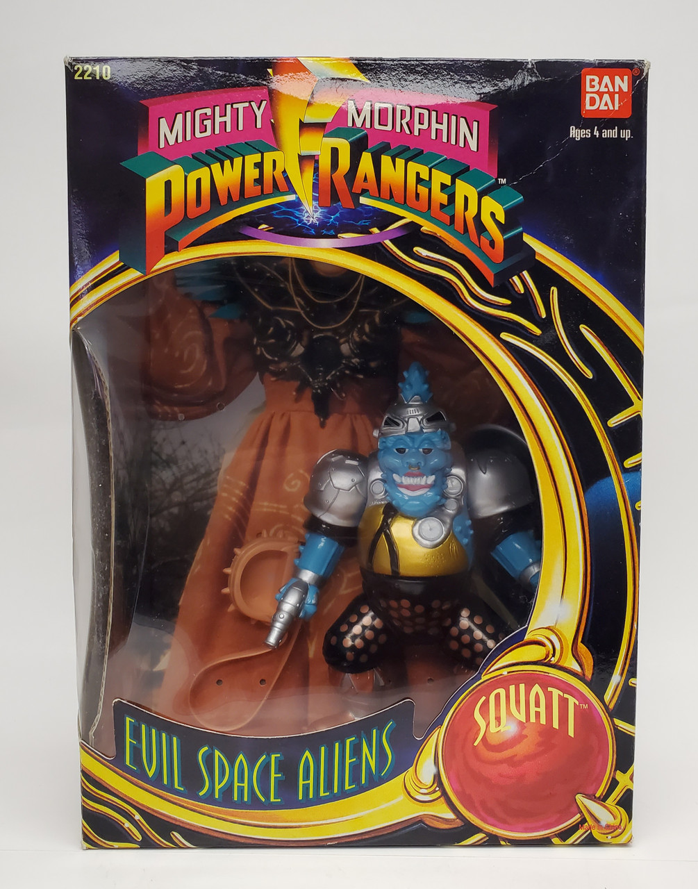 BanDai (1994) Power Rangers Deluxe Evil Space Aliens Squatt (open box)