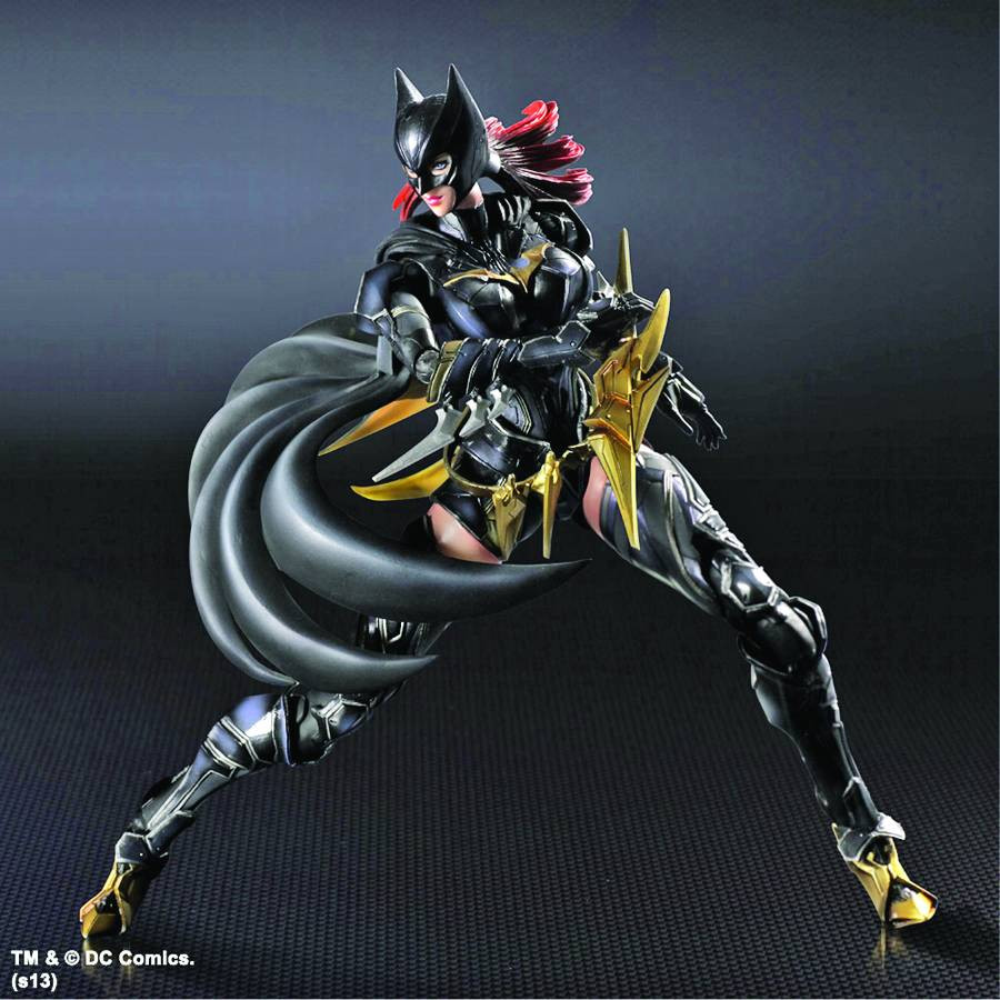DC Comics Kai Variant Play Arts No.5 Batgirl Action Figure (open box)