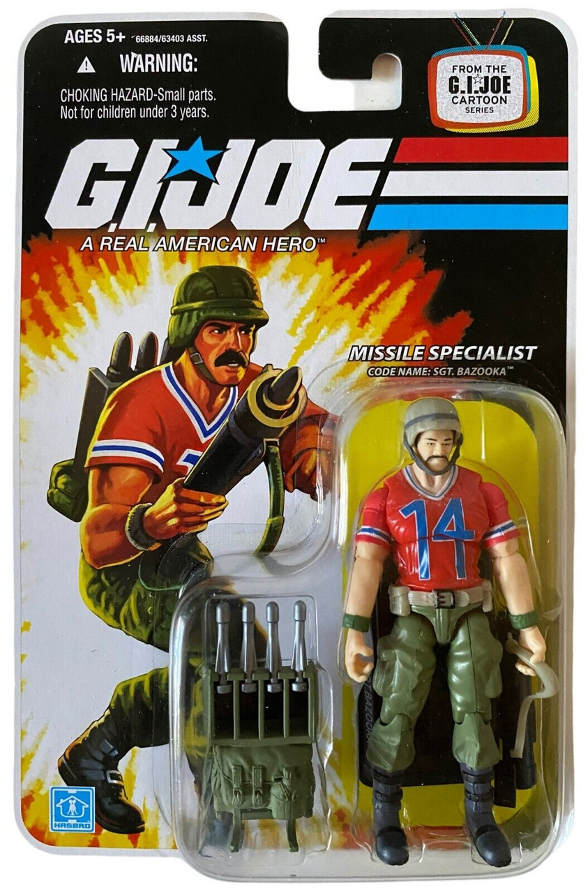 Hasbro G.I. Joe Cartoon Series Sgt. Bazooka action figure