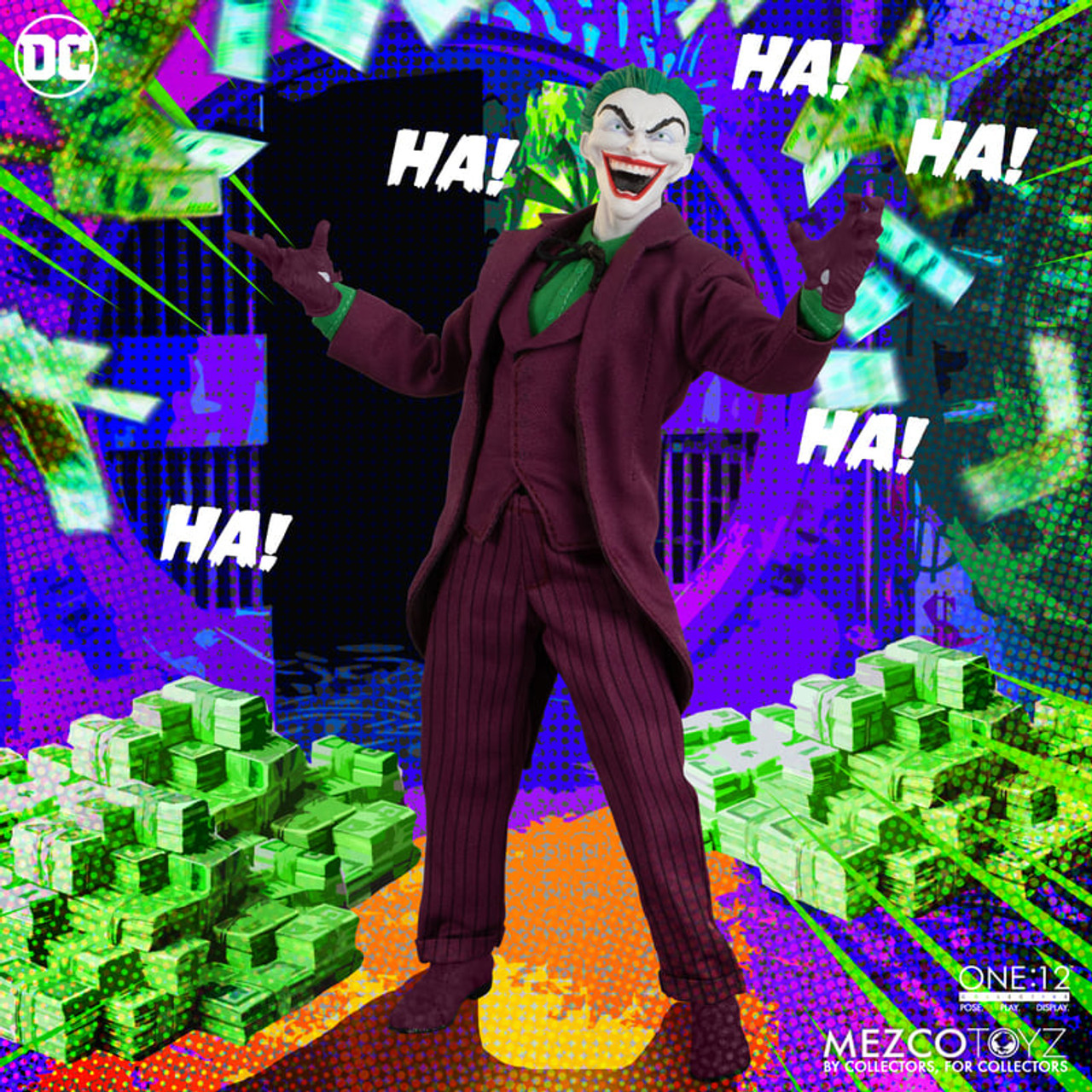 mezcoone:12collective ジョーカー One:12 Collective The Dark Knight: The Joker | Mezco Toyz