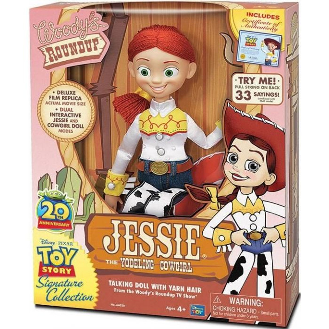 Thinkway Toys Toy Story 20th Anniversary Signature Collection Jessie  Collectors Edition Doll