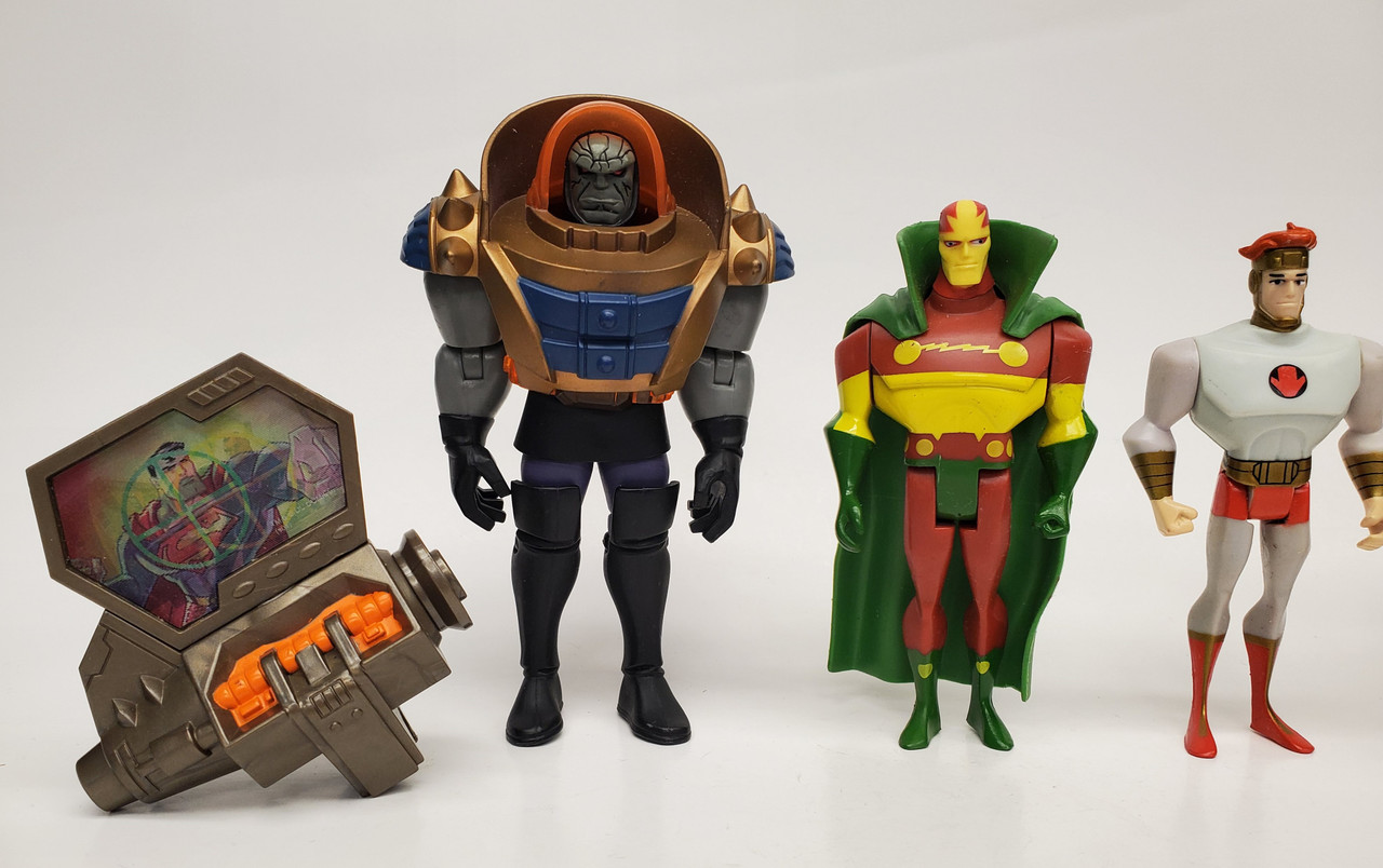 Mattel JLU Darkseid, Mr. Miracle, Orion and Lightray Action Figure