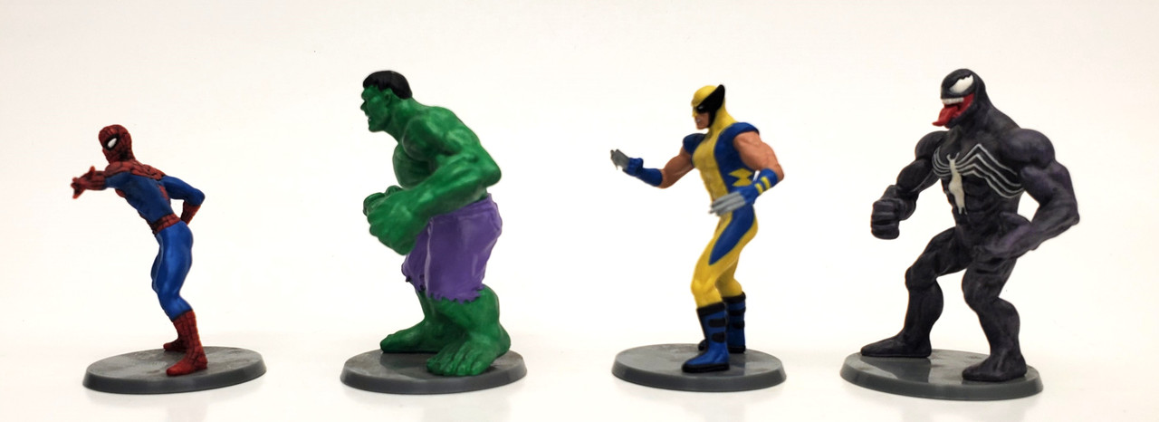 アメコミ DC MARVEL フィギュア 33体セット まとめ売り Miniature Alliance Marvel Spider-Man Hulk, Wolverine and Venom PVC
