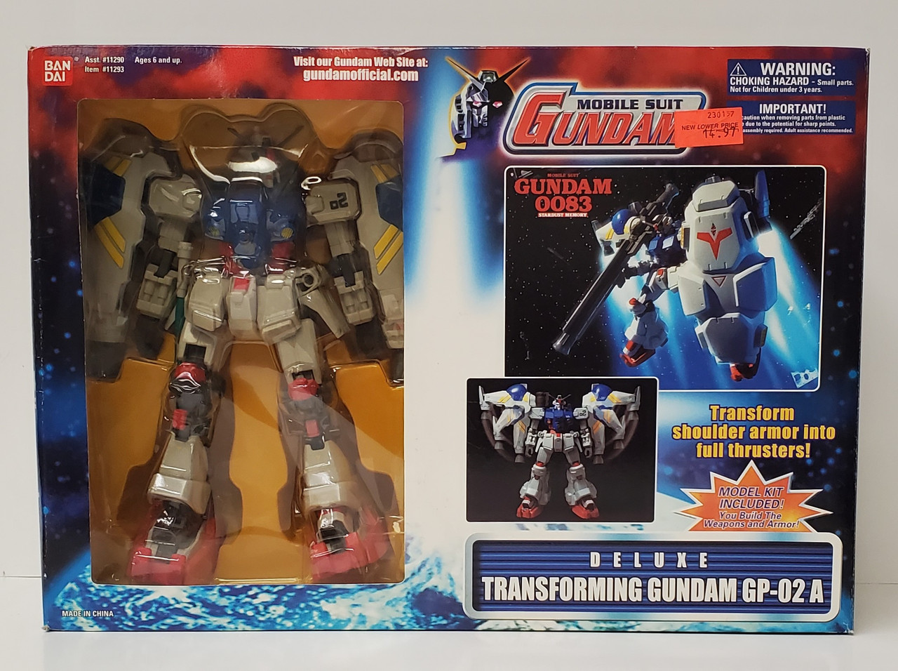 Mobile Suit Gundam Deluxe Transforming Gundam GP-02A (Open Box)