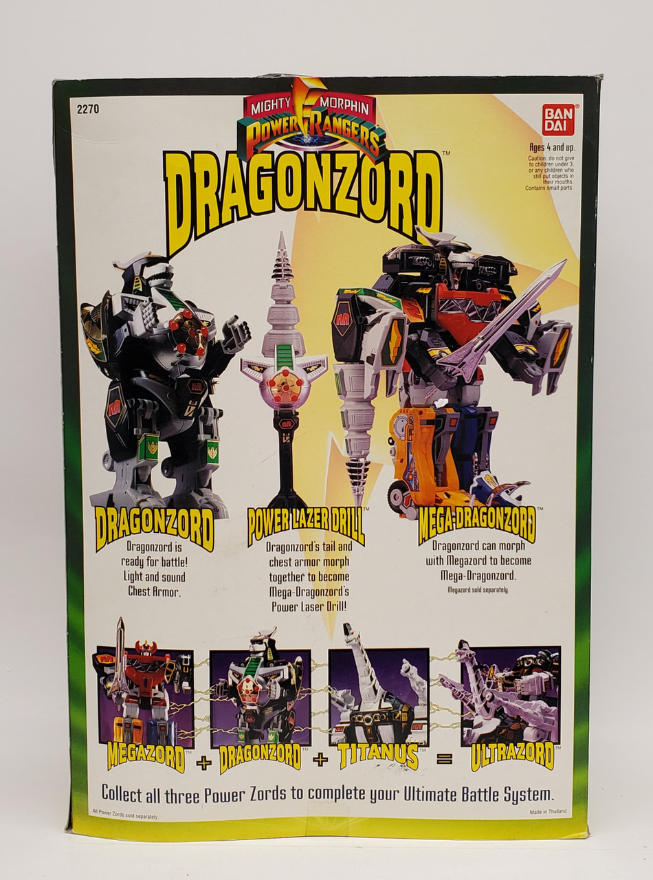 BanDai (1994) Power Rangers DRAGONZORD (open box)
