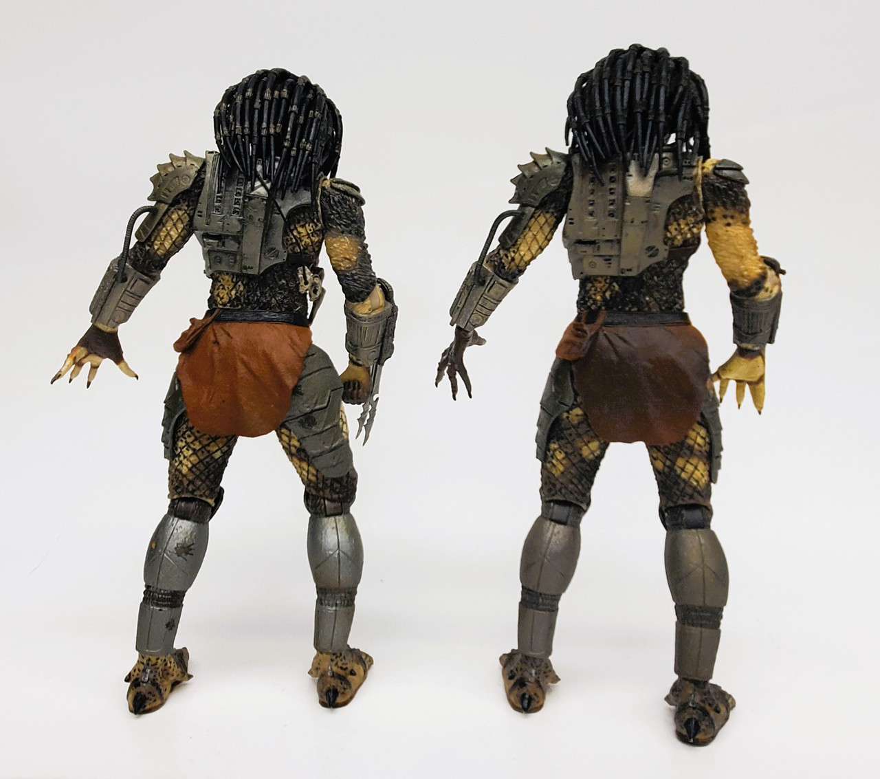 NECA Predator Unmasked and Battle Damaged Action Figure lot (no package)