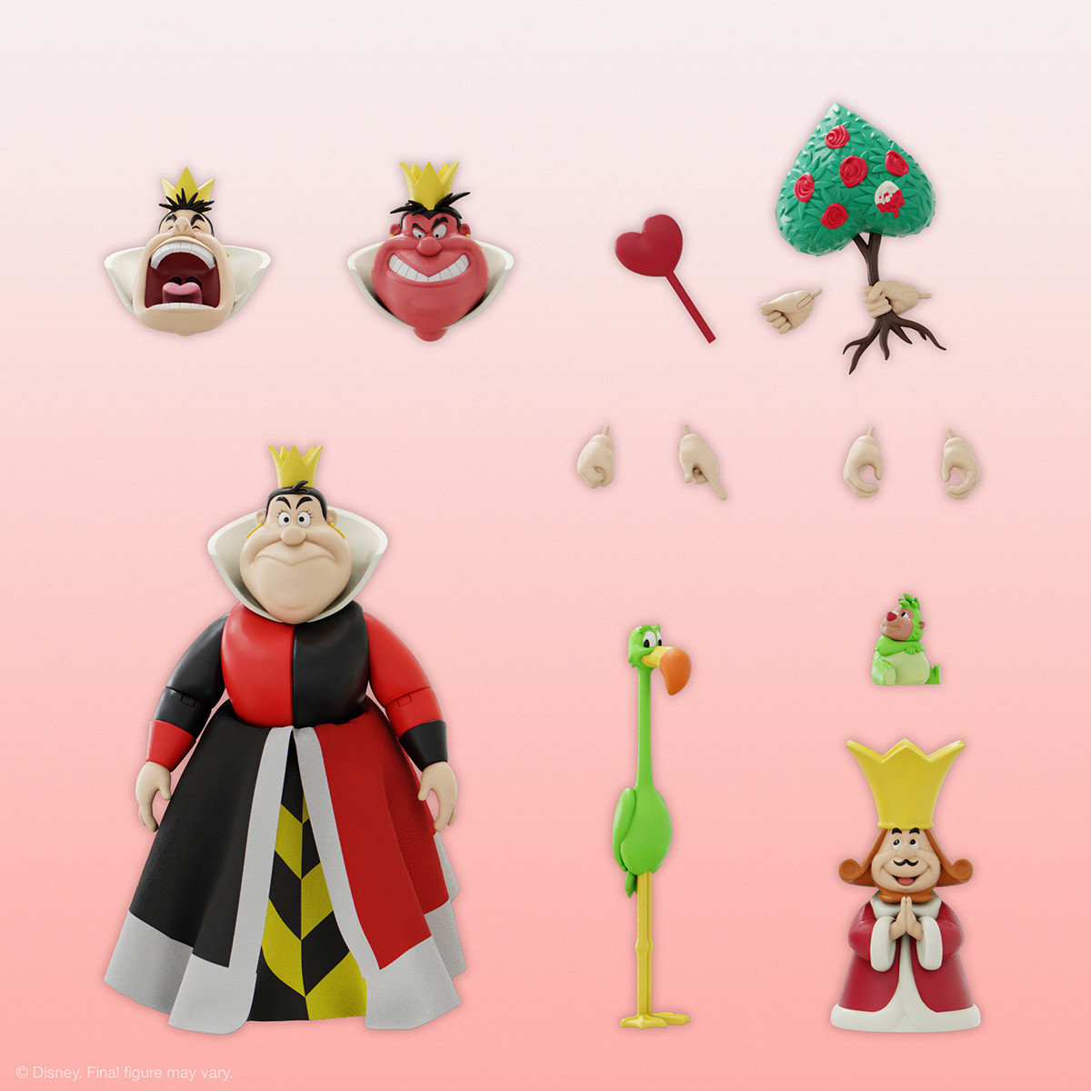Super7 Disney Ultimates Alice in Wonderland Queen of Hearts Action