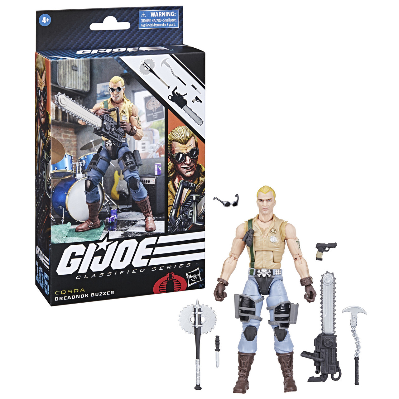Hasbro GI Joe Classified Series Dreadnok Buzzer 6in Action