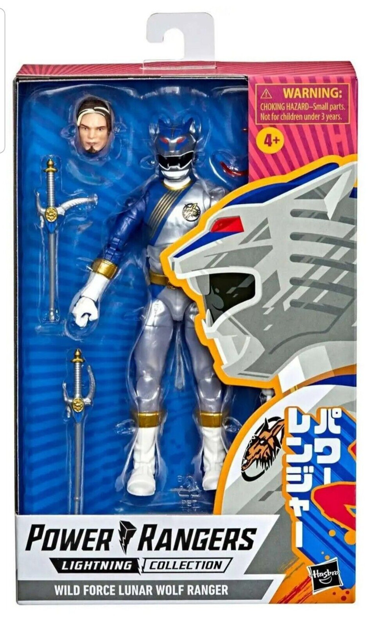 Hasbro Power Rangers Lightning Collection Wild Force Lunar Wolf Ranger 6  Action Figure