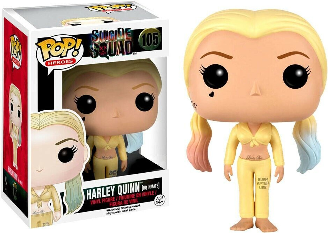 FunkoPop！105 HARLEY QUINN hq inmate限定版 Funko Pop! Heroes: Suicide Squad Harley Quinn [HQ Inmate] #105