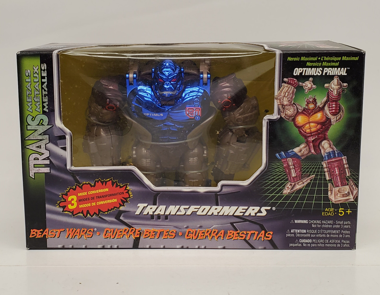 Hasbro Transformers Beast Wars Transmetals OPTIMUS PRIMAL CANADIAN