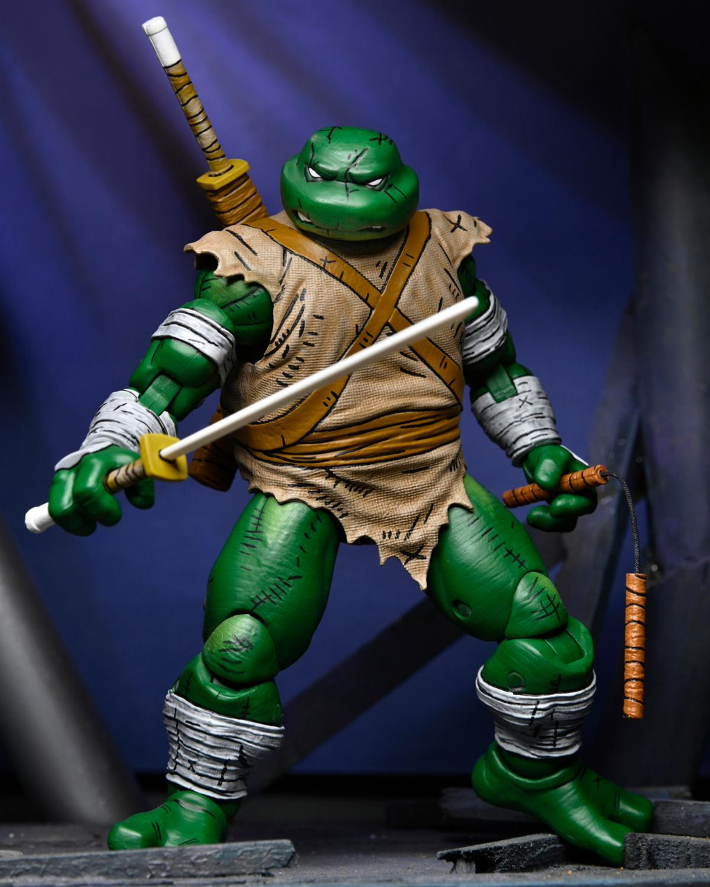 LEONARDO - 2002 TMNT Teenage Mutant Ninja Turtles Playmates Mirage Studios  
