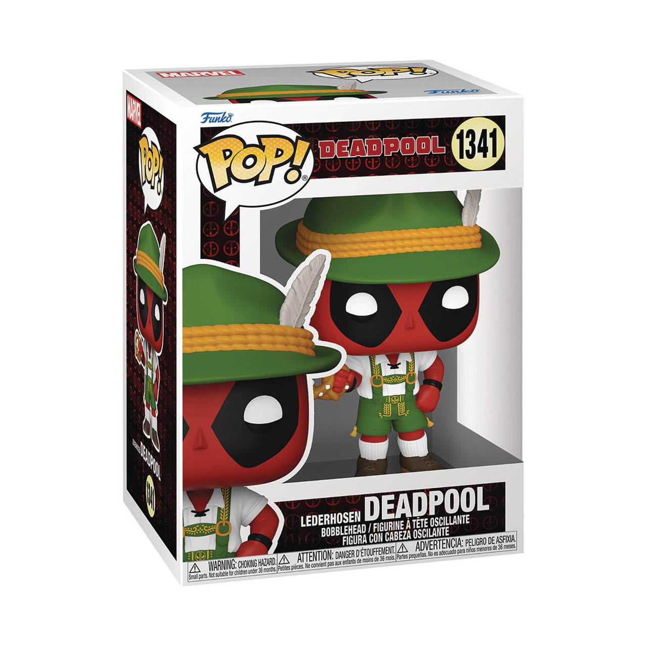 Funko pop ・ DiRBZミゲル(popケース付き)セット Funko Pop! Marvel Deadpool Lederhosen #1341