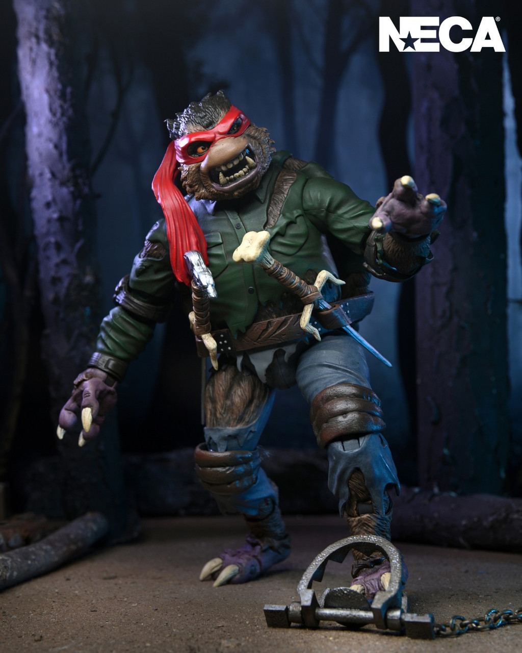 Universal Monsters/Teenage Mutant Ninja Turtles – 7” Scale Action Figure –  Ultimate Leonardo as the Creature –