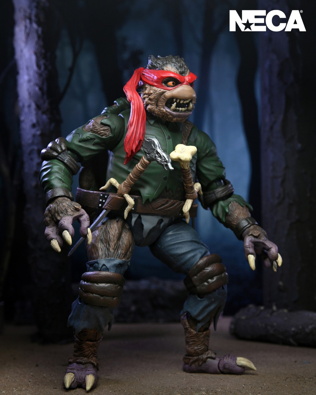 Universal Monsters/Teenage Mutant Ninja Turtles – 7” Scale Action Figure –  Ultimate Leonardo as the Creature –