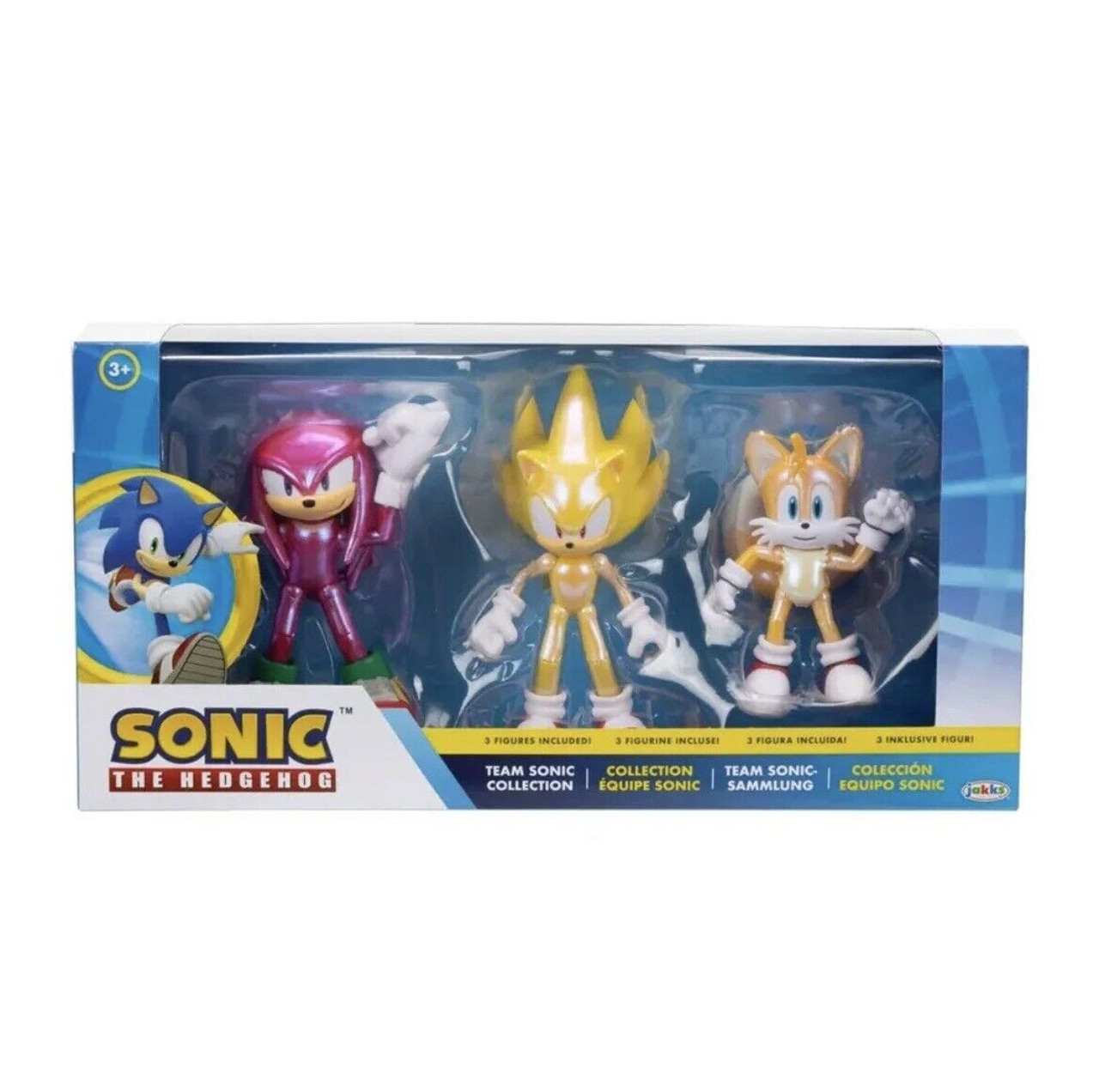  Sonic The Hedgehog Boys Sonic Knuckles Tails 3 Pack