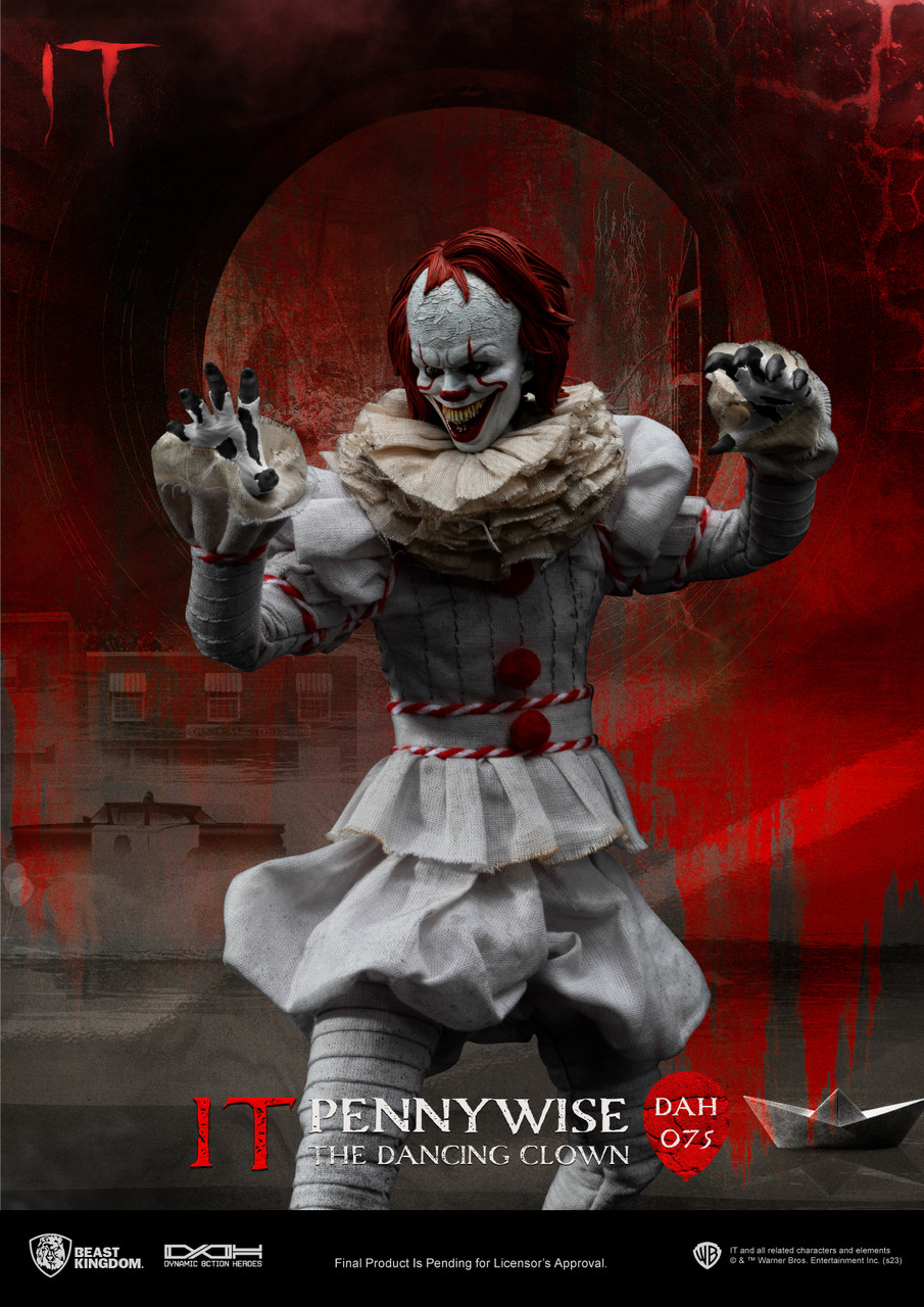 IT Pennywise DAH-075 Dynamic 8Action Heroes Action Figure