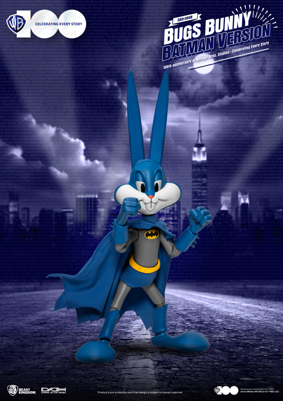 WB100 DAH-060B DYNAMIC 8-CTION BUGS BUNNY BATMAN ACTION FIGURE