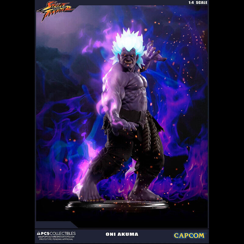 PCS STREET FIGHTER V - Oni Akuma 1/4 Mixed Media Statue