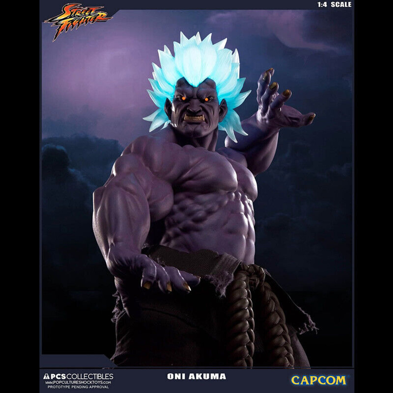 PCS STREET FIGHTER V - Oni Akuma 1/4 Mixed Media Statue