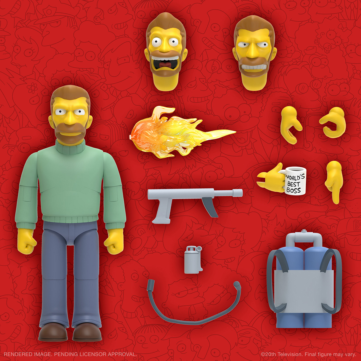 Super7 The Simpsons Ultimates Hank Scorpio