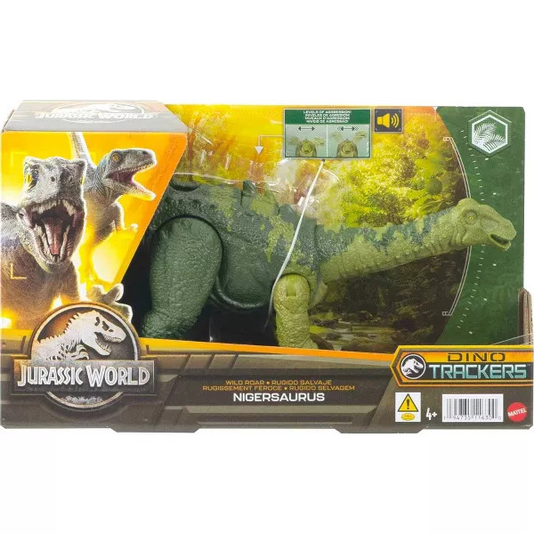 Jurassic World Dino Trackers Wild Roar Nigersaurus Action Figure