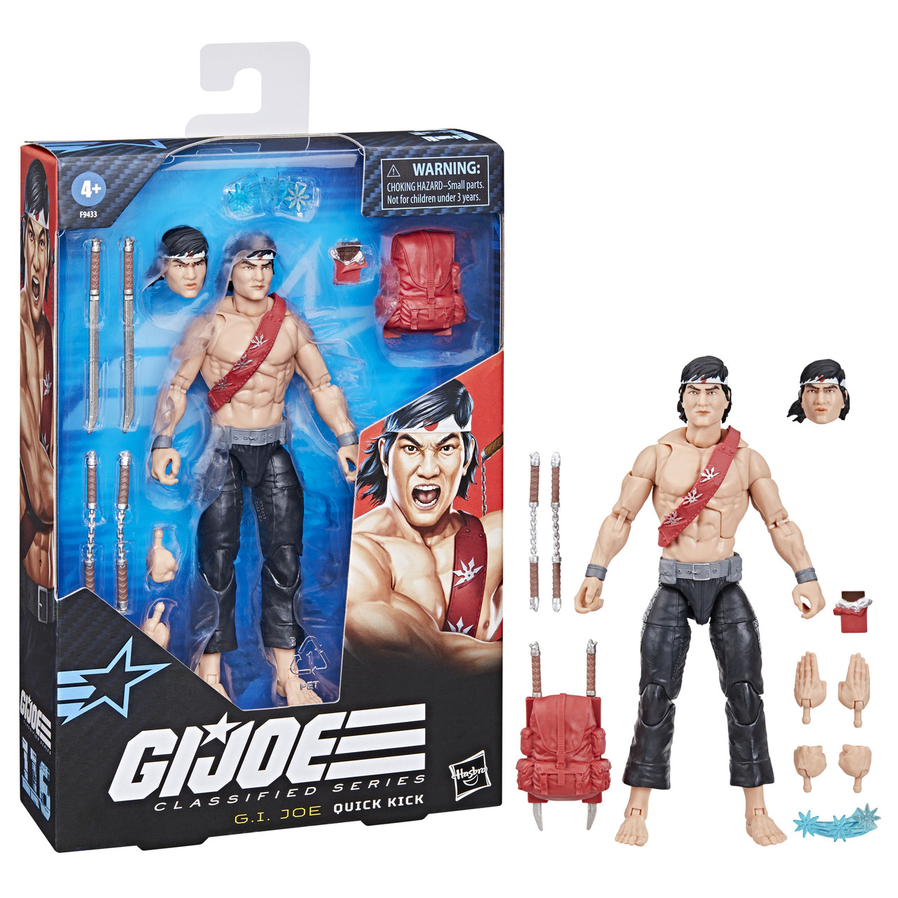 Hasbro GI Joe Classified Quick Kick 6in Action Figure