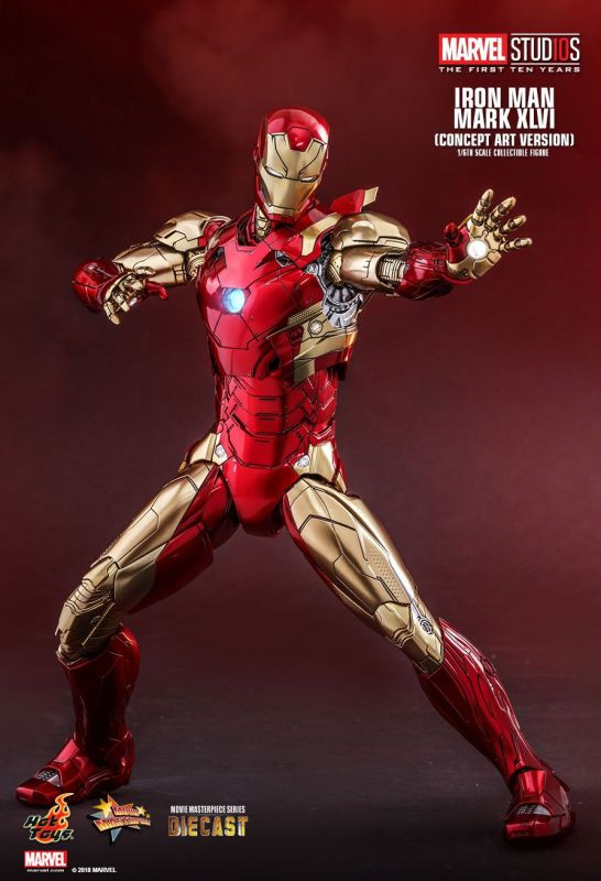 Marvel Studios The First Ten Years Iron Man Mark XLVI Concept Art