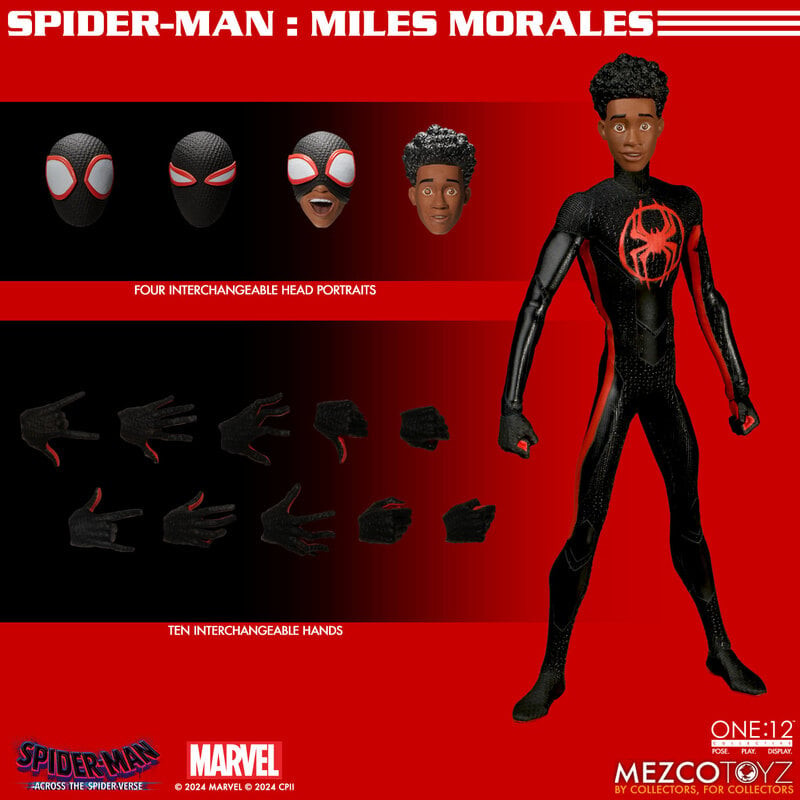 MEZCO One:12 Collective Spider-Man: Miles Morales