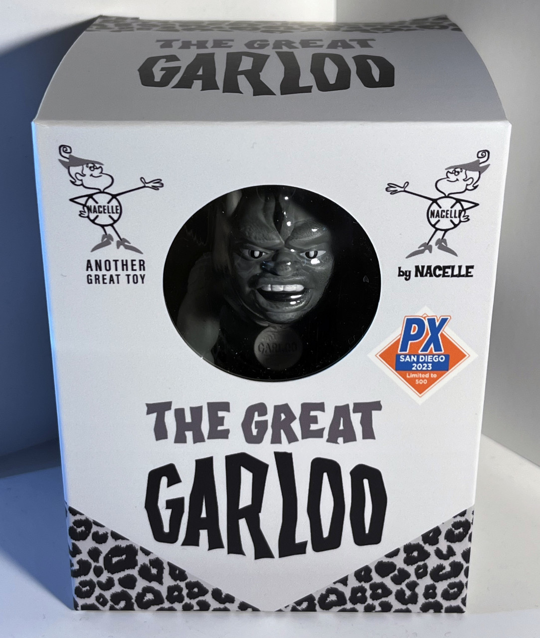 The Great Garloo 3in B/W figure SDCC 2023 exclusive