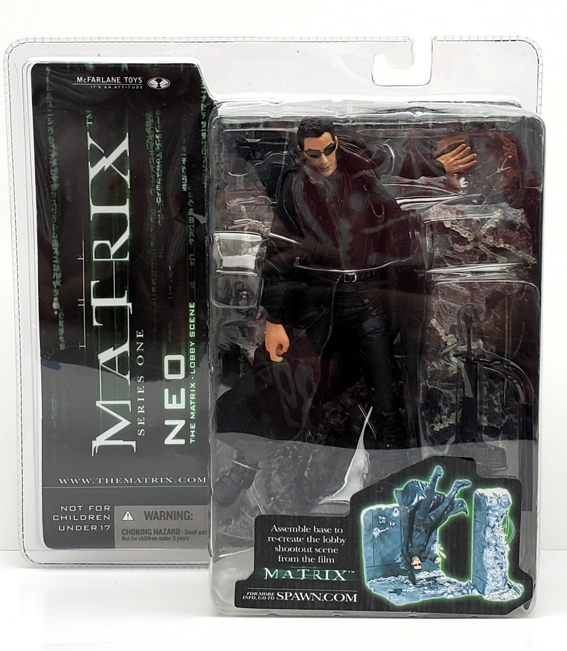 McFarlane (2003) The Matrix NEO and Trinity Lobby action figure set