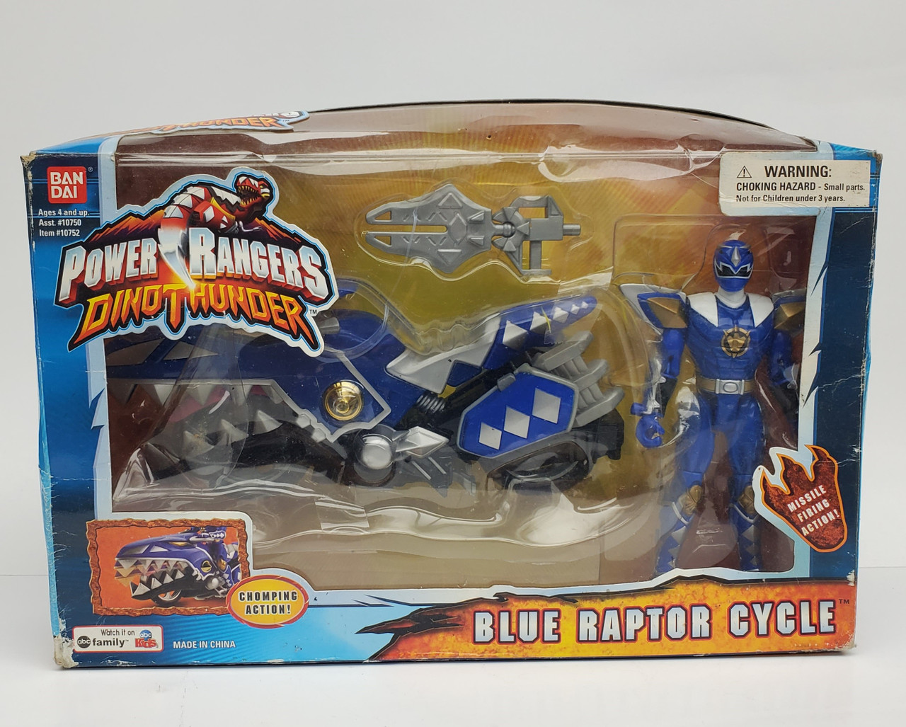 Bandai (2003) Power Rangers Dino Thunder Blue Raptor Cycle