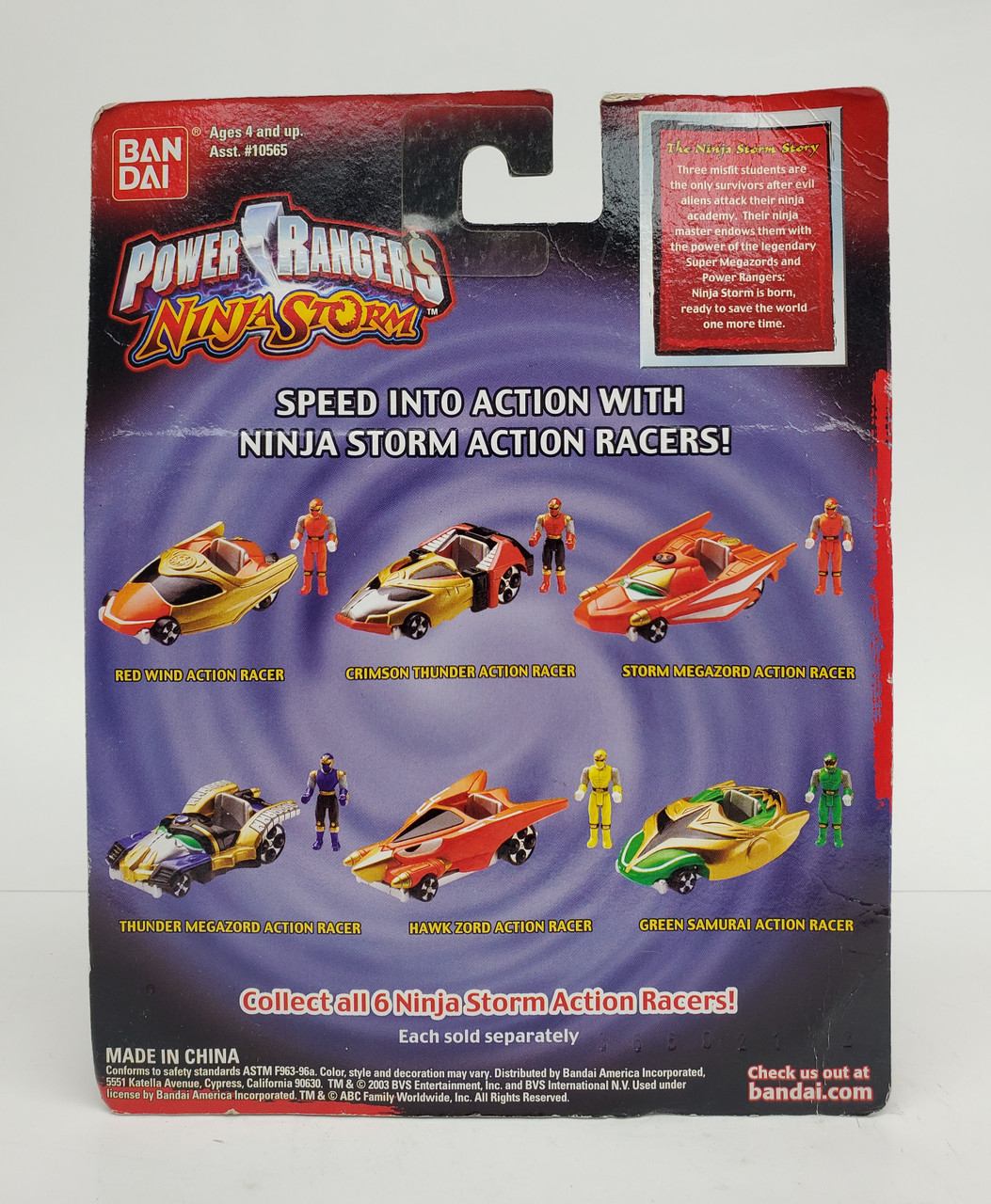 Bandai Power Rangers Ninja Storm Thunder Megazord Action Racer